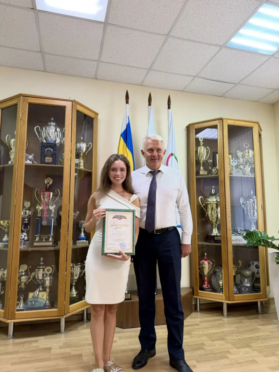 В честь Дня физкультурника: Благодарственное письмо тренеру-преподавателю Анастасии Игоревне Гундаревой
